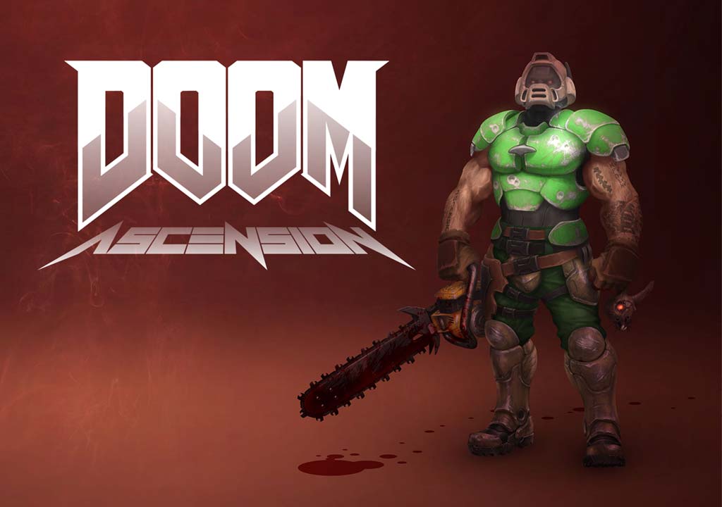 an illustration of the Doom Space Marine